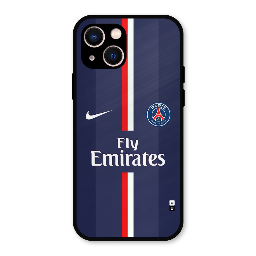 Saint Paris Jersey Metal Back Case for iPhone 13