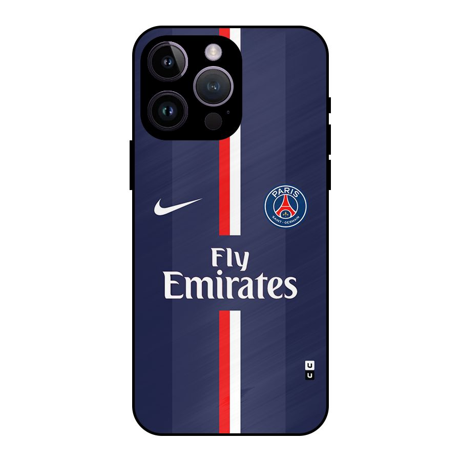 Saint Paris Jersey Metal Back Case for iPhone 14 Pro Max
