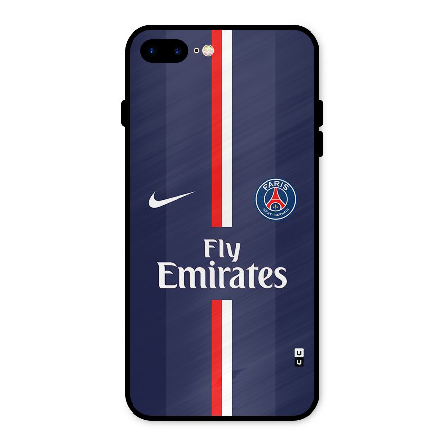 Saint Paris Jersey Metal Back Case for iPhone 8 Plus