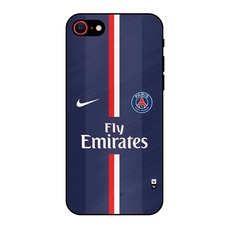 Saint Paris Jersey Metal Back Case for iPhone SE 2022