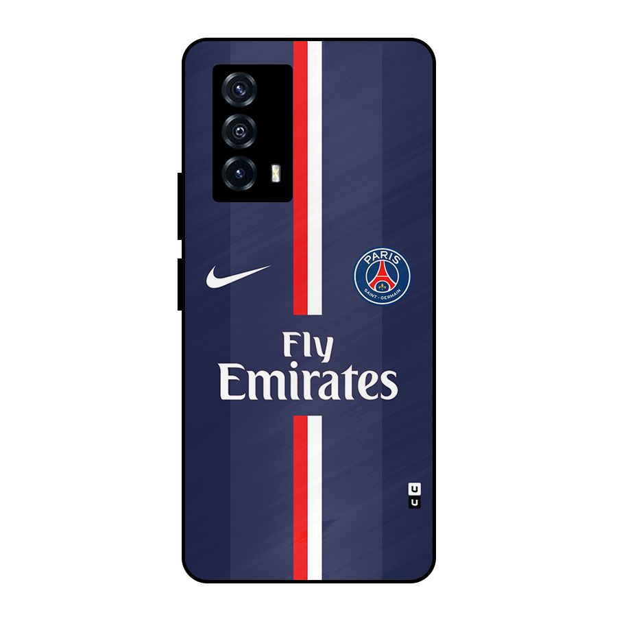 Saint Paris Jersey Metal Back Case for iQOO Z5