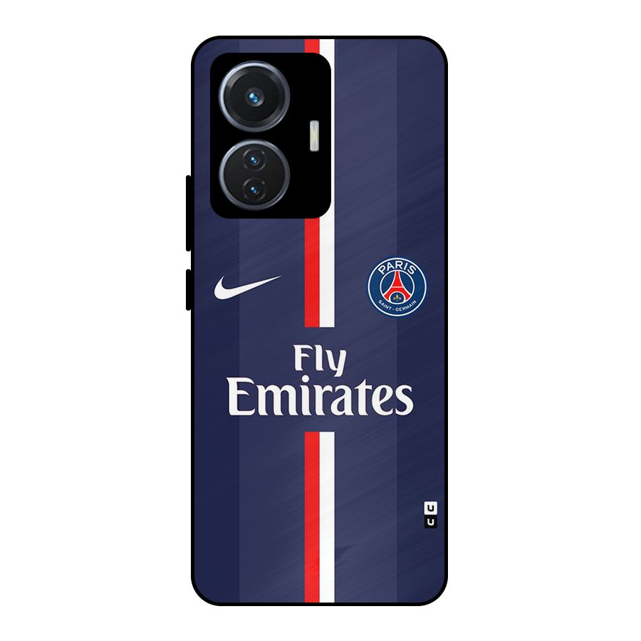Saint Paris Jersey Metal Back Case for iQOO Z6 44W