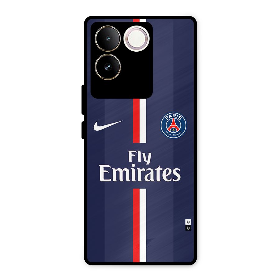 Saint Paris Jersey Metal Back Case for iQOO Z7 Pro