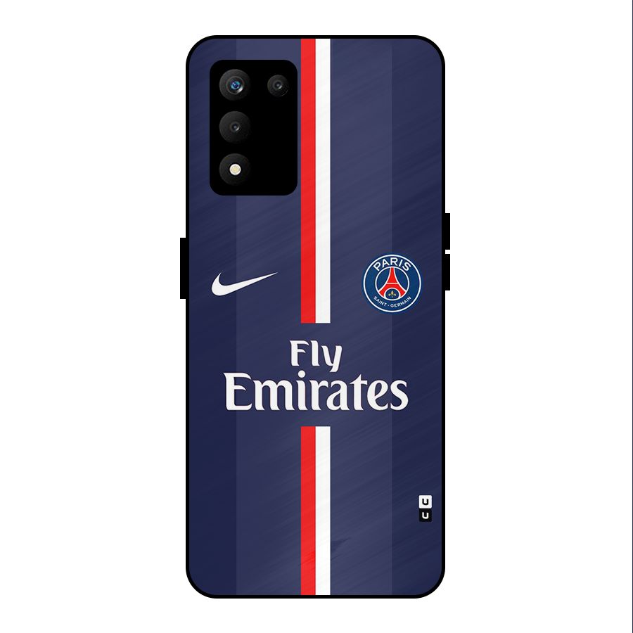 Saint Paris Jersey Metal Back Case for realme 9 5G SE