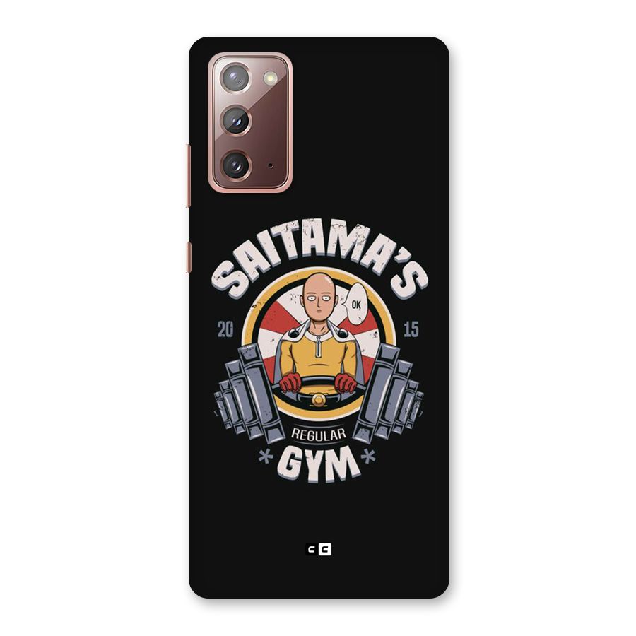 Saitama Gym Back Case for Galaxy Note 20