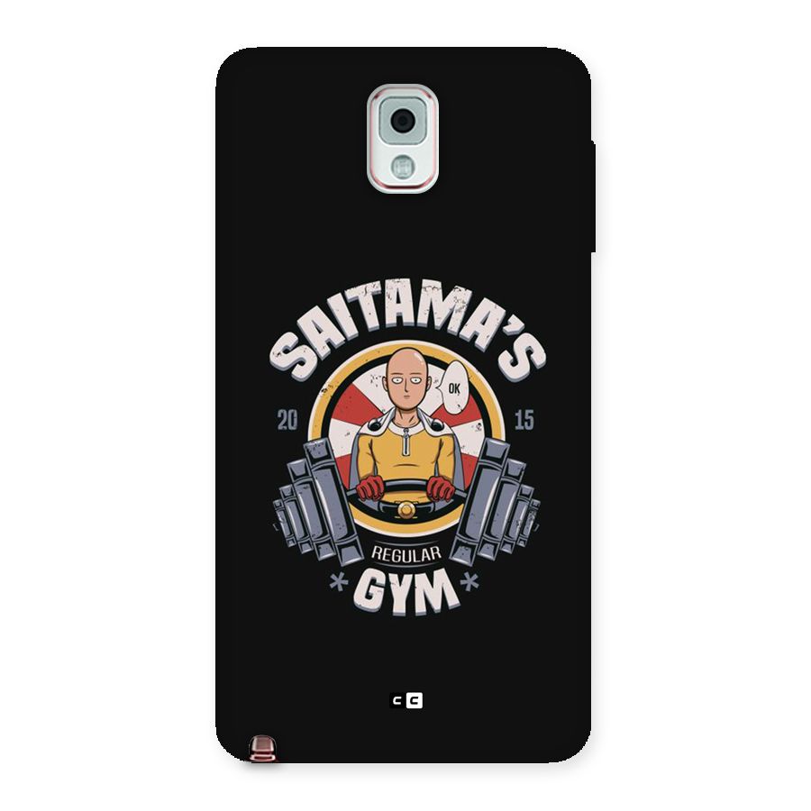 Saitama Gym Back Case for Galaxy Note 3