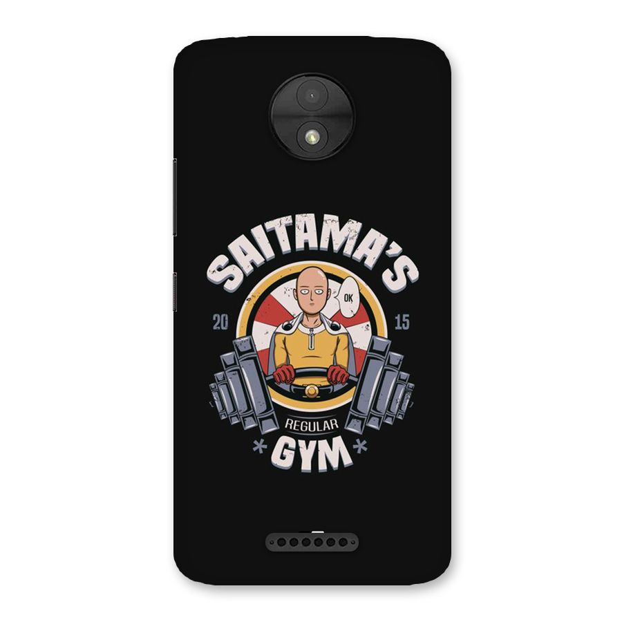 Saitama Gym Back Case for Moto C