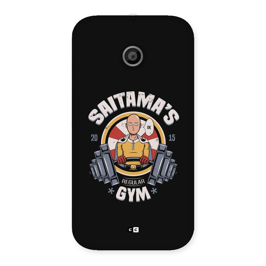 Saitama Gym Back Case for Moto E