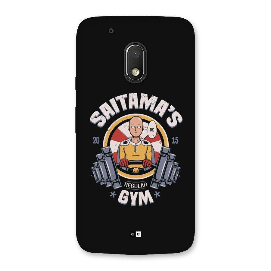 Saitama Gym Back Case for Moto G4 Play
