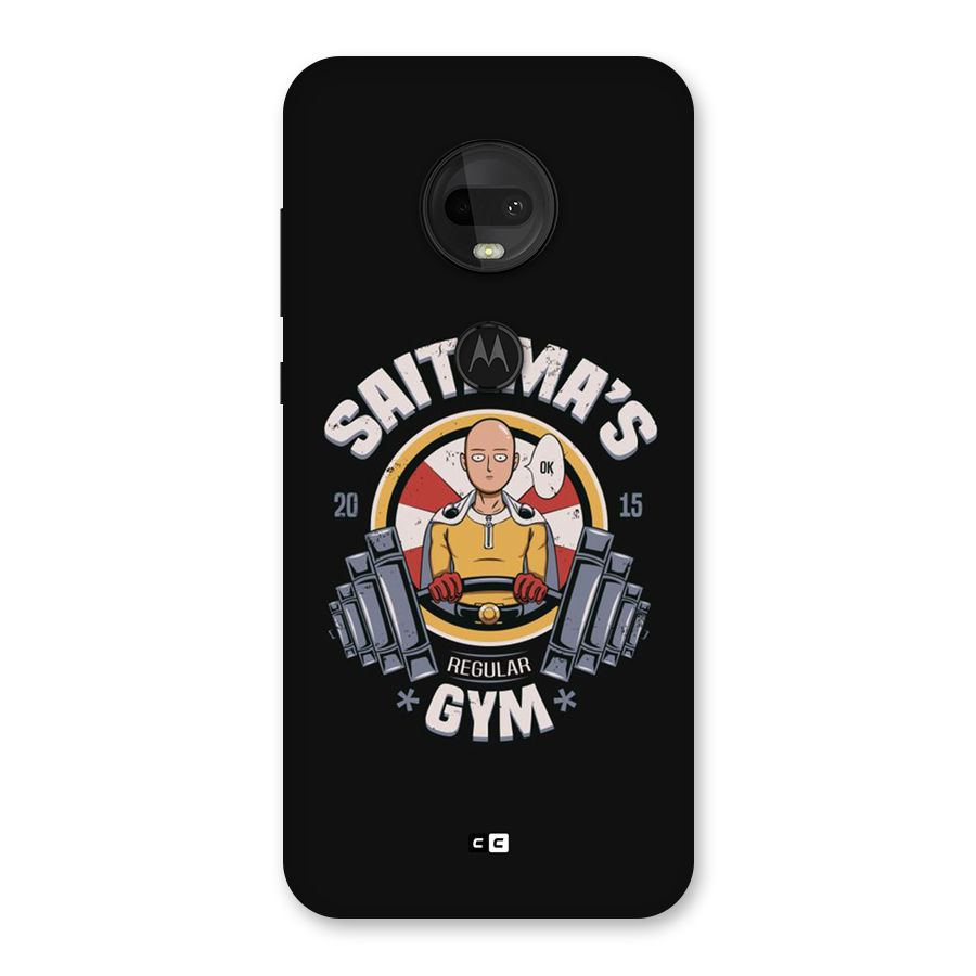 Saitama Gym Back Case for Moto G7