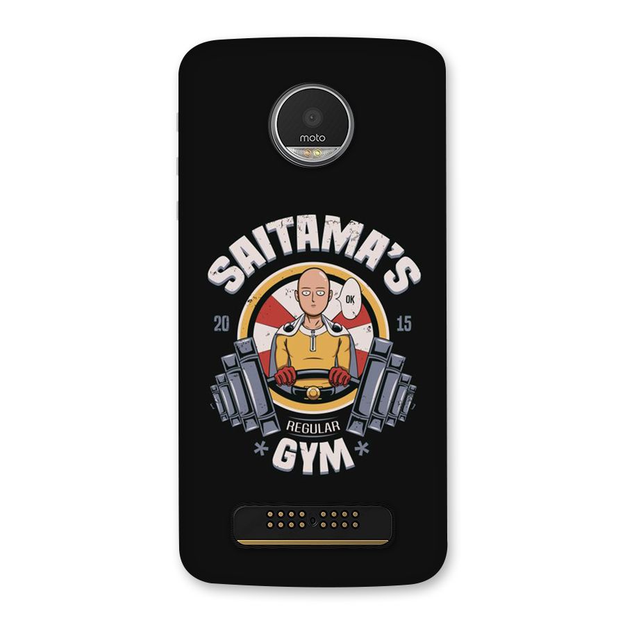 Saitama Gym Back Case for Moto Z Play