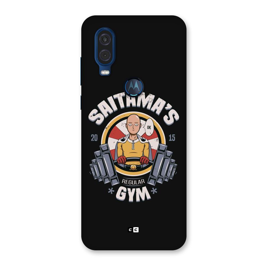Saitama Gym Back Case for Motorola One Vision