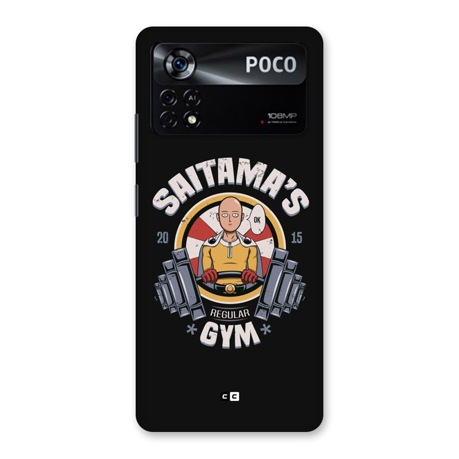 Saitama Gym Back Case for Poco X4 Pro 5G