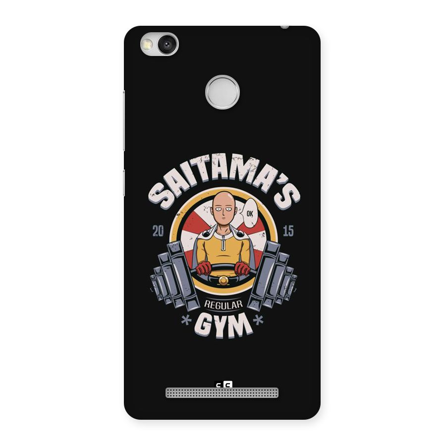 Saitama Gym Back Case for Redmi 3S Prime