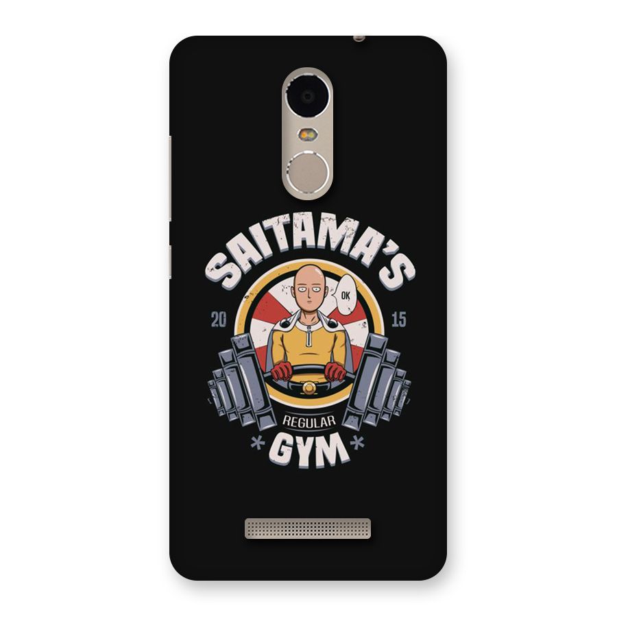 Saitama Gym Back Case for Redmi Note 3