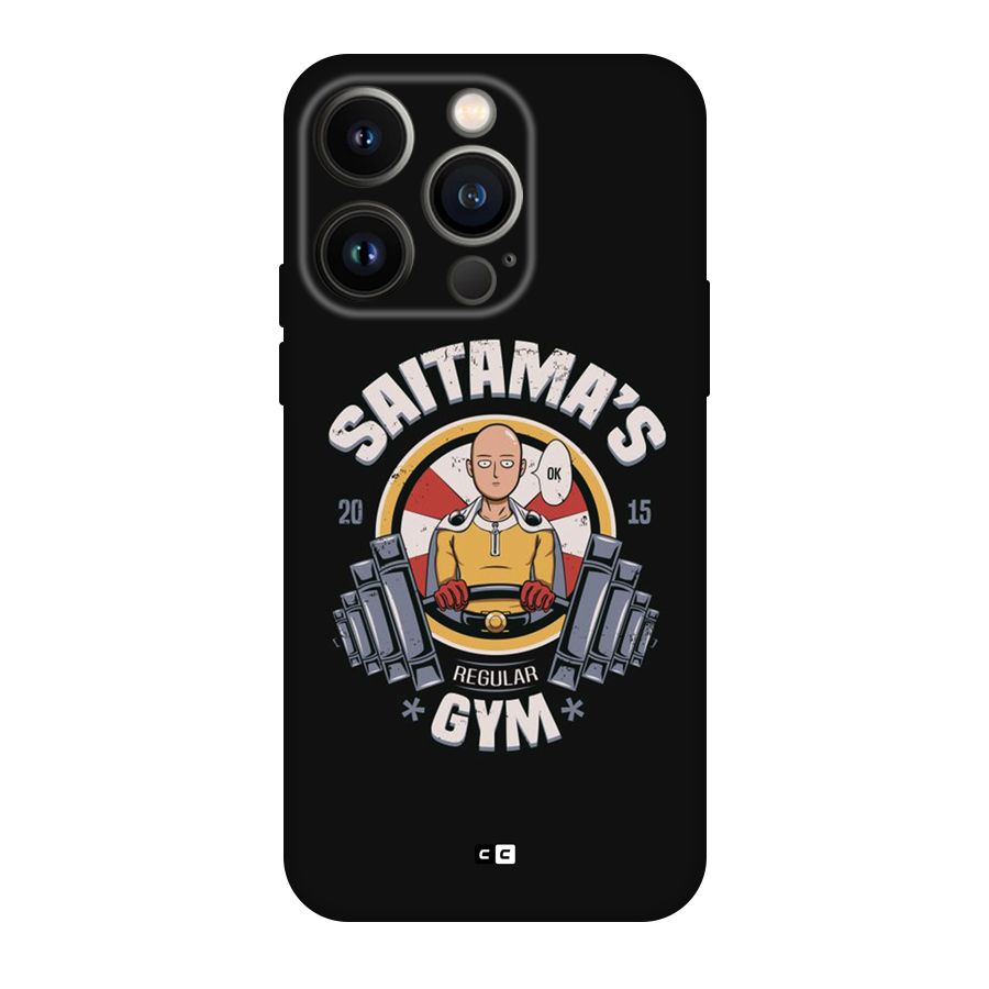 Saitama Gym Back Case for iPhone 14 Pro