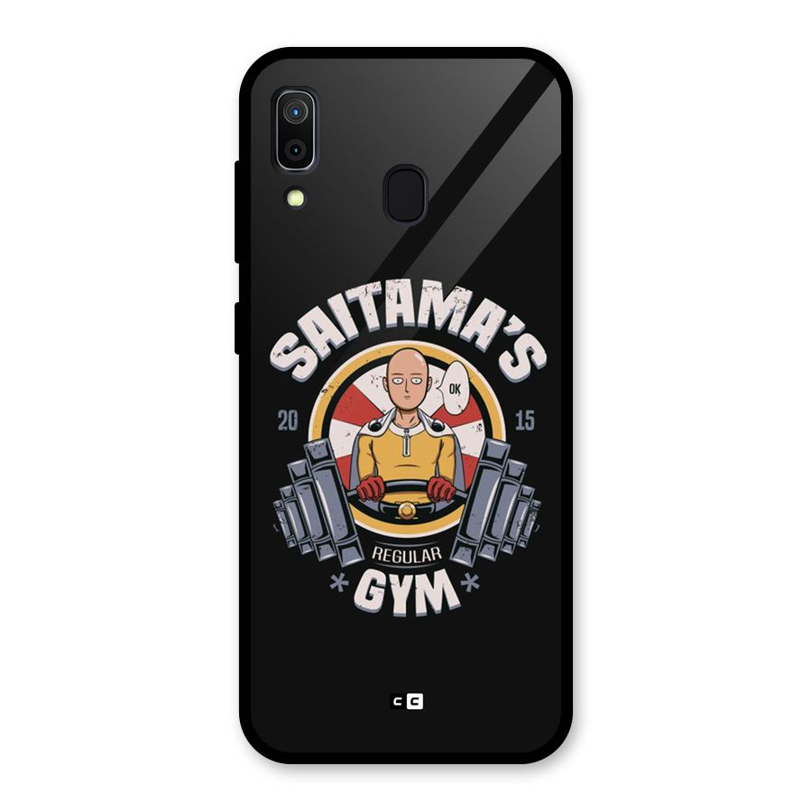 Saitama Gym Glass Back Case for Galaxy A30