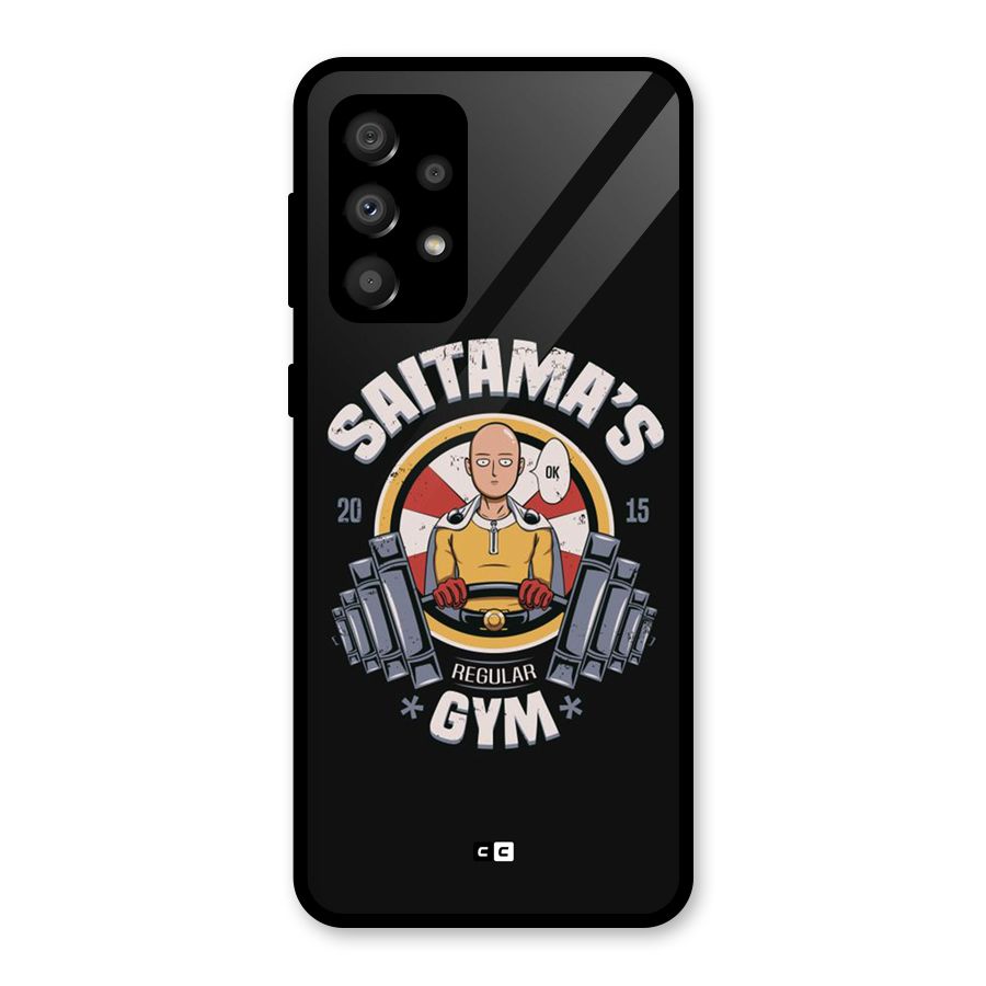 Saitama Gym Glass Back Case for Galaxy A32