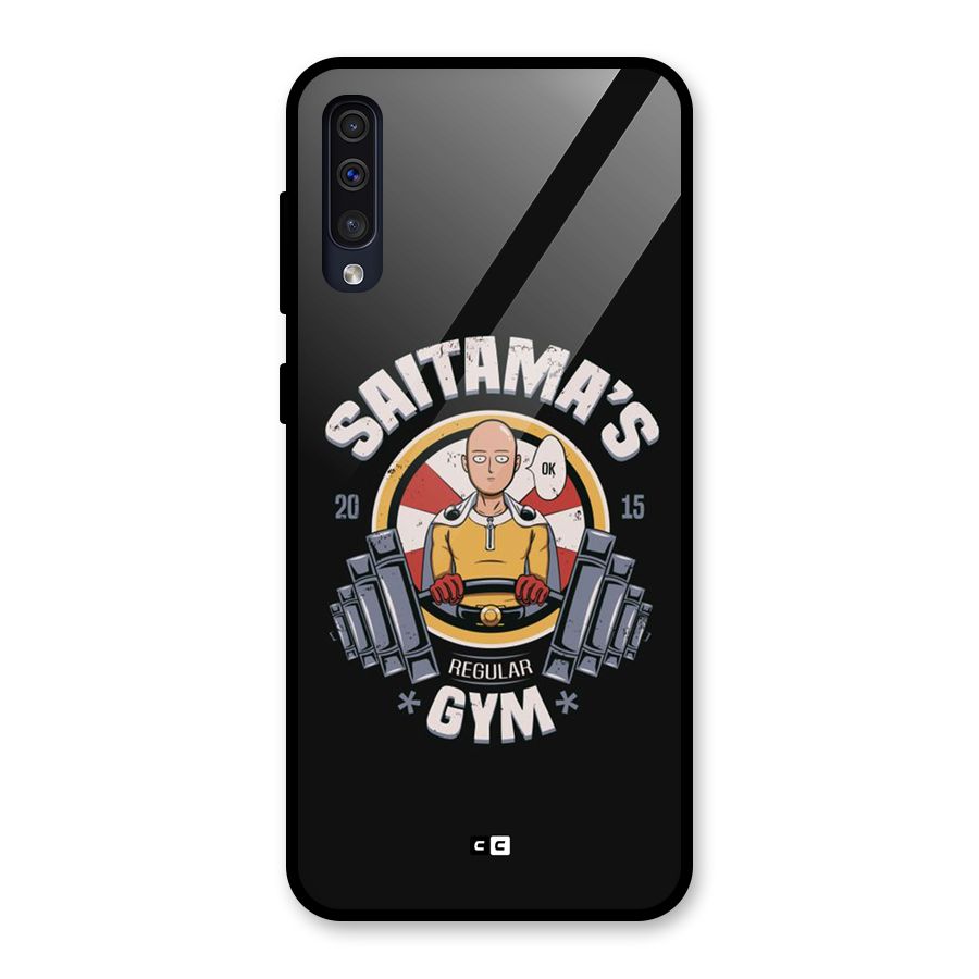 Saitama Gym Glass Back Case for Galaxy A50