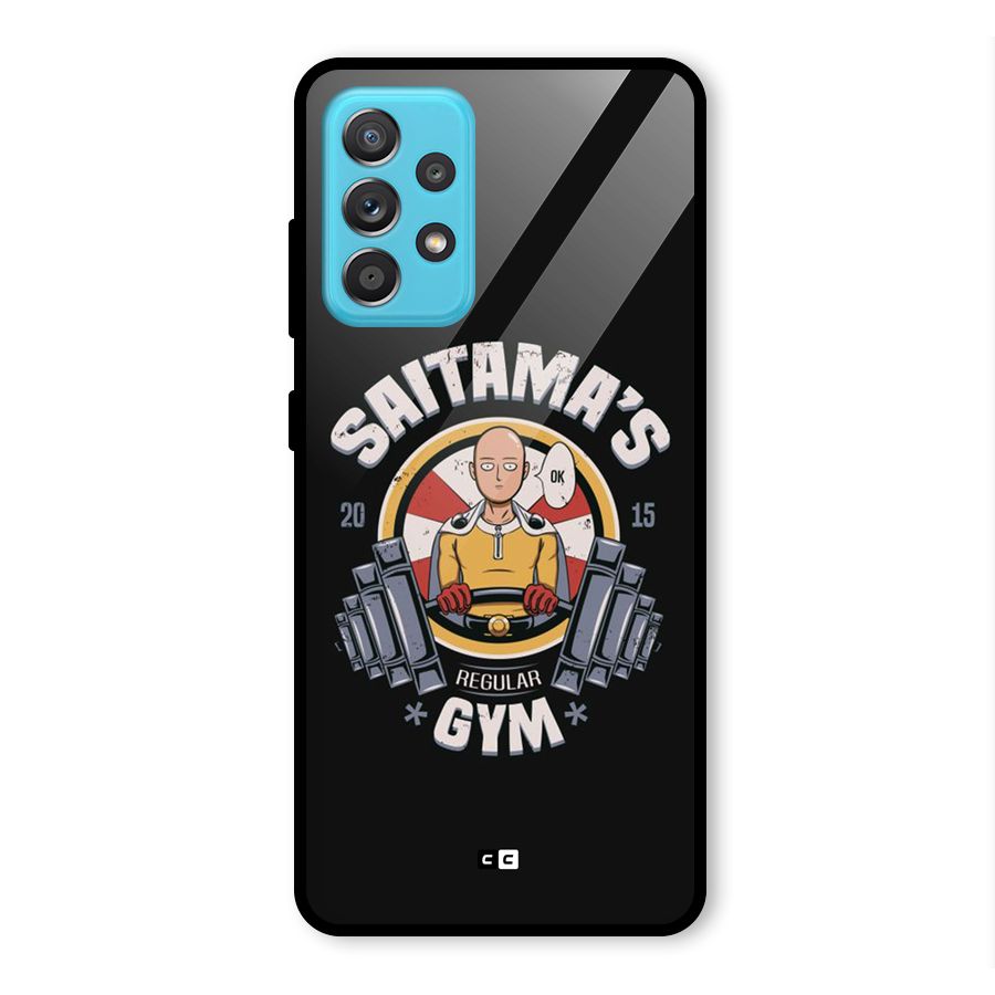 Saitama Gym Glass Back Case for Galaxy A52s 5G