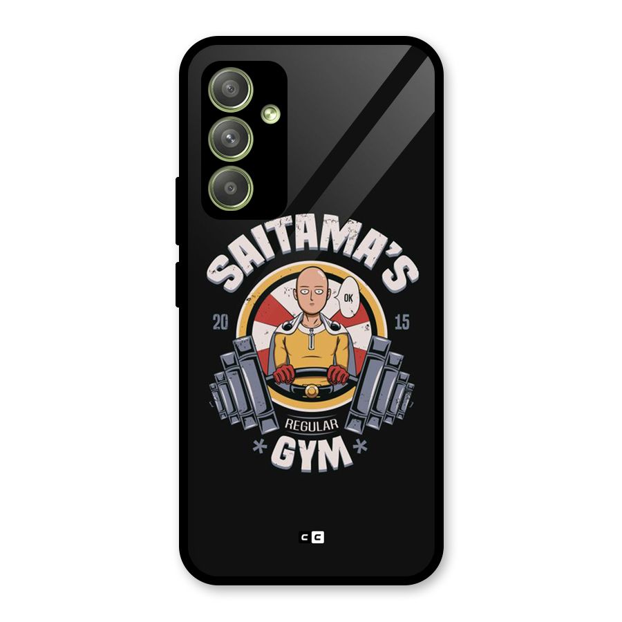 Saitama Gym Glass Back Case for Galaxy A54