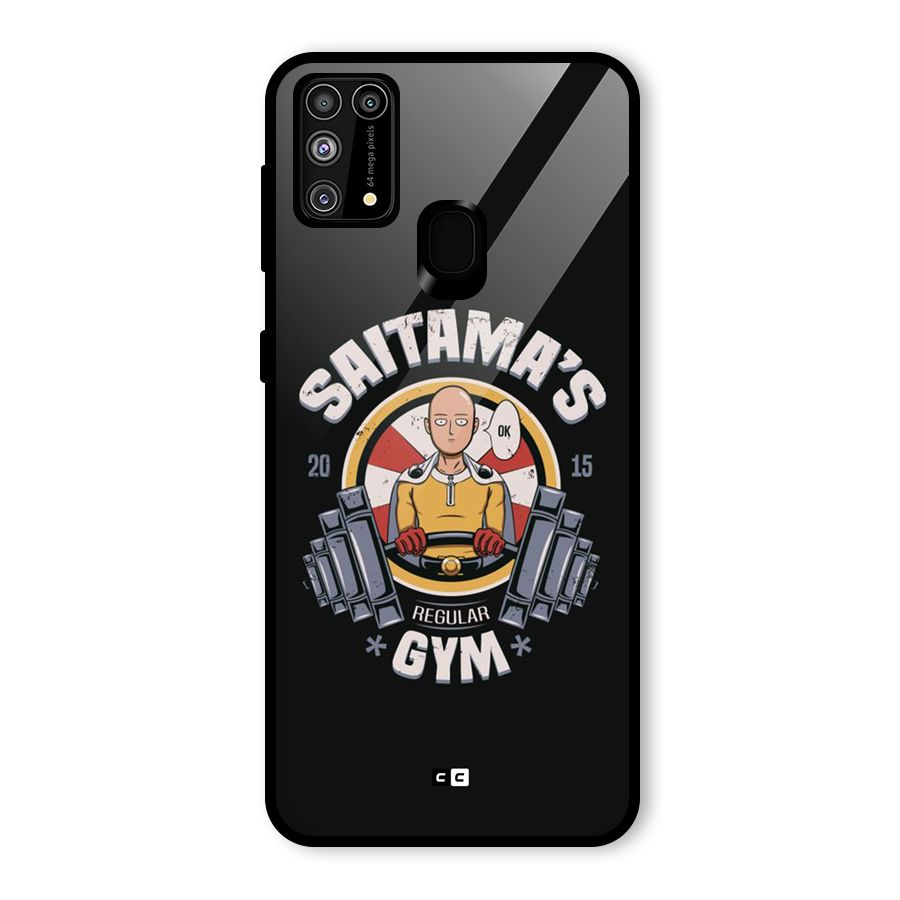 Saitama Gym Glass Back Case for Galaxy F41