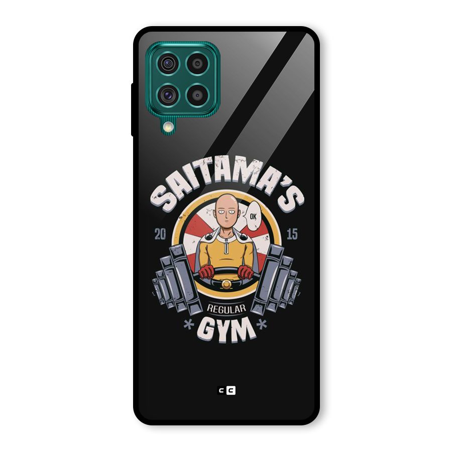 Saitama Gym Glass Back Case for Galaxy F62