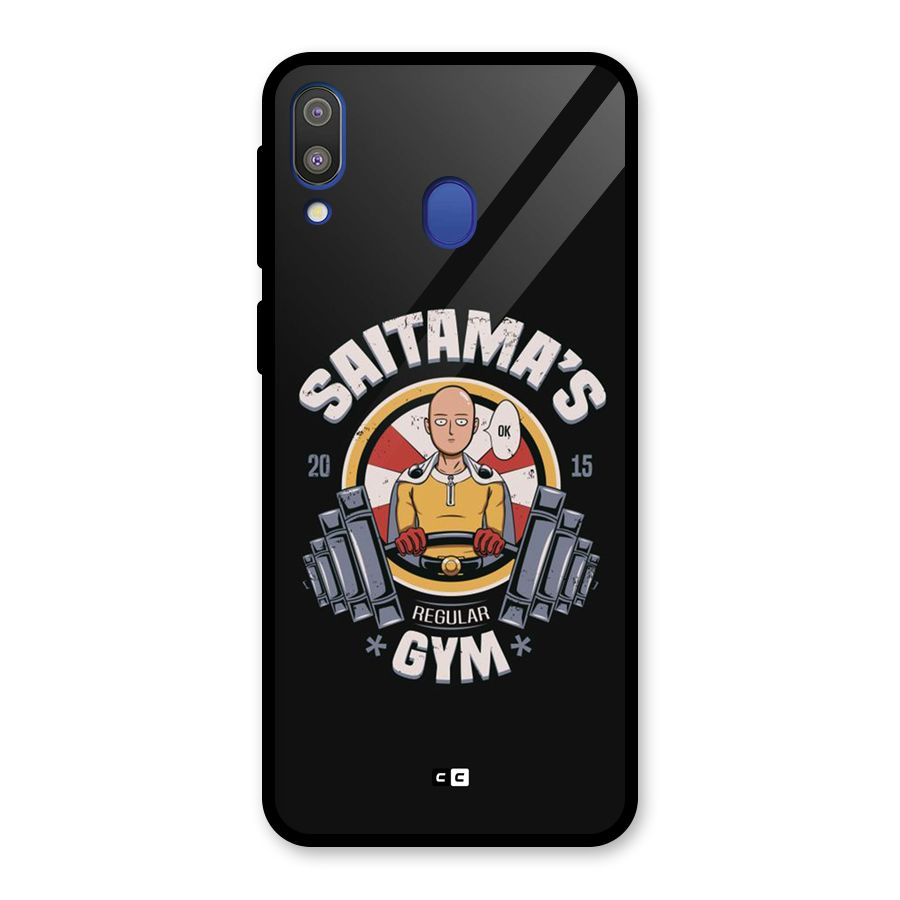 Saitama Gym Glass Back Case for Galaxy M20