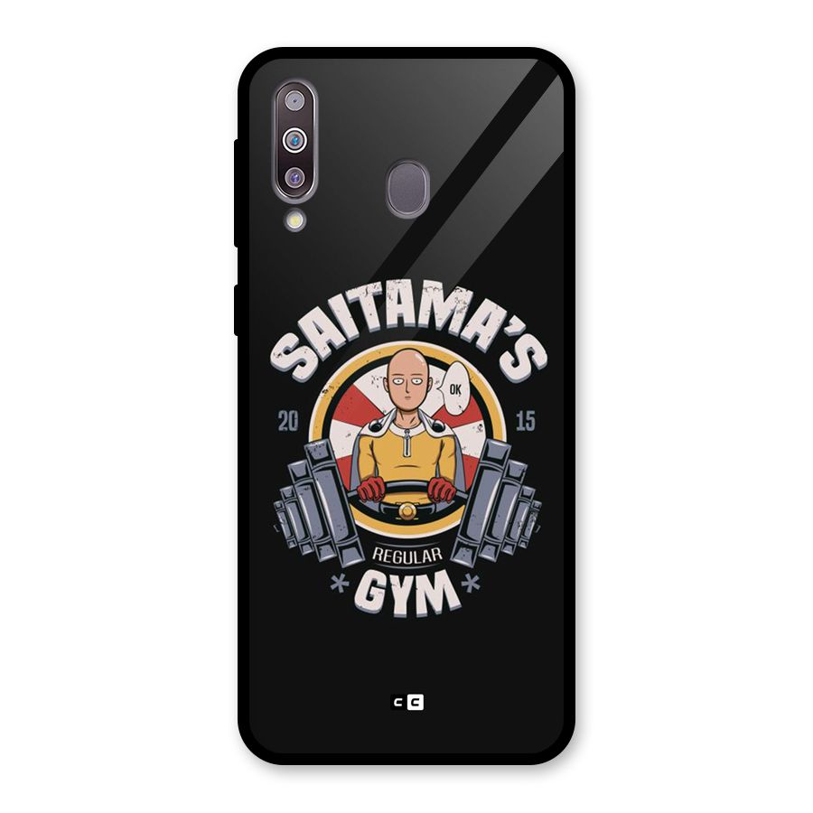 Saitama Gym Glass Back Case for Galaxy M30
