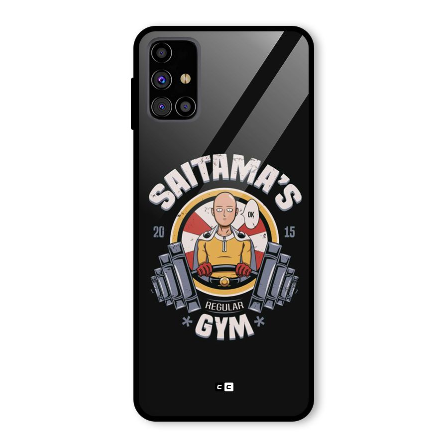 Saitama Gym Glass Back Case for Galaxy M31s