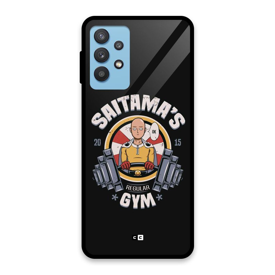 Saitama Gym Glass Back Case for Galaxy M32 5G