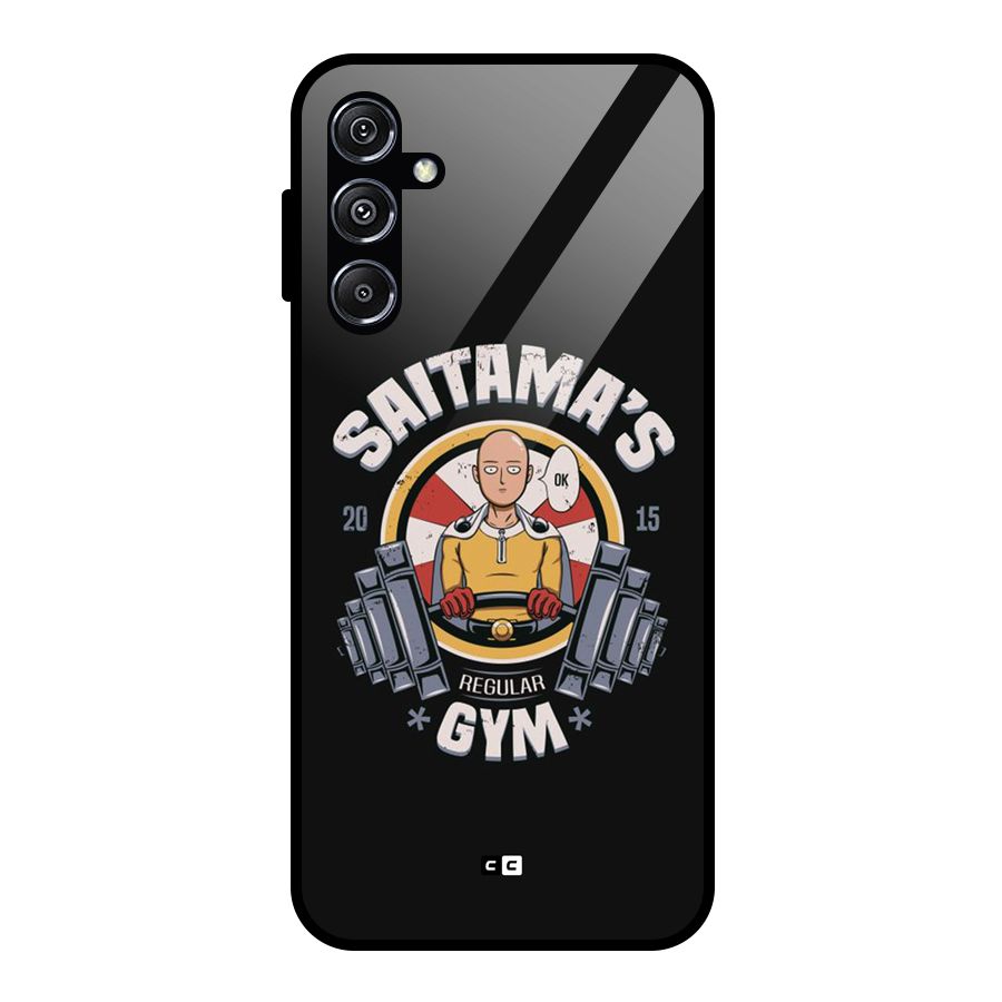 Saitama Gym Glass Back Case for Galaxy M34 5G