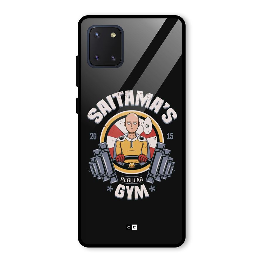 Saitama Gym Glass Back Case for Galaxy Note 10 Lite