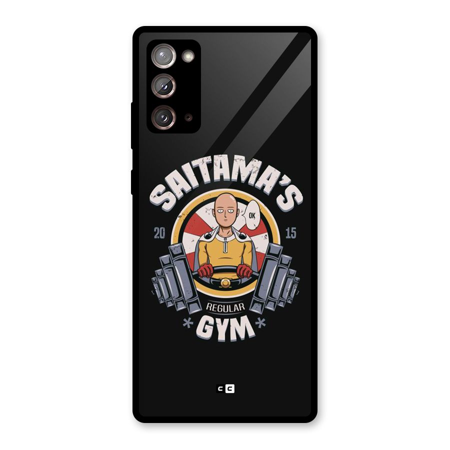Saitama Gym Glass Back Case for Galaxy Note 20