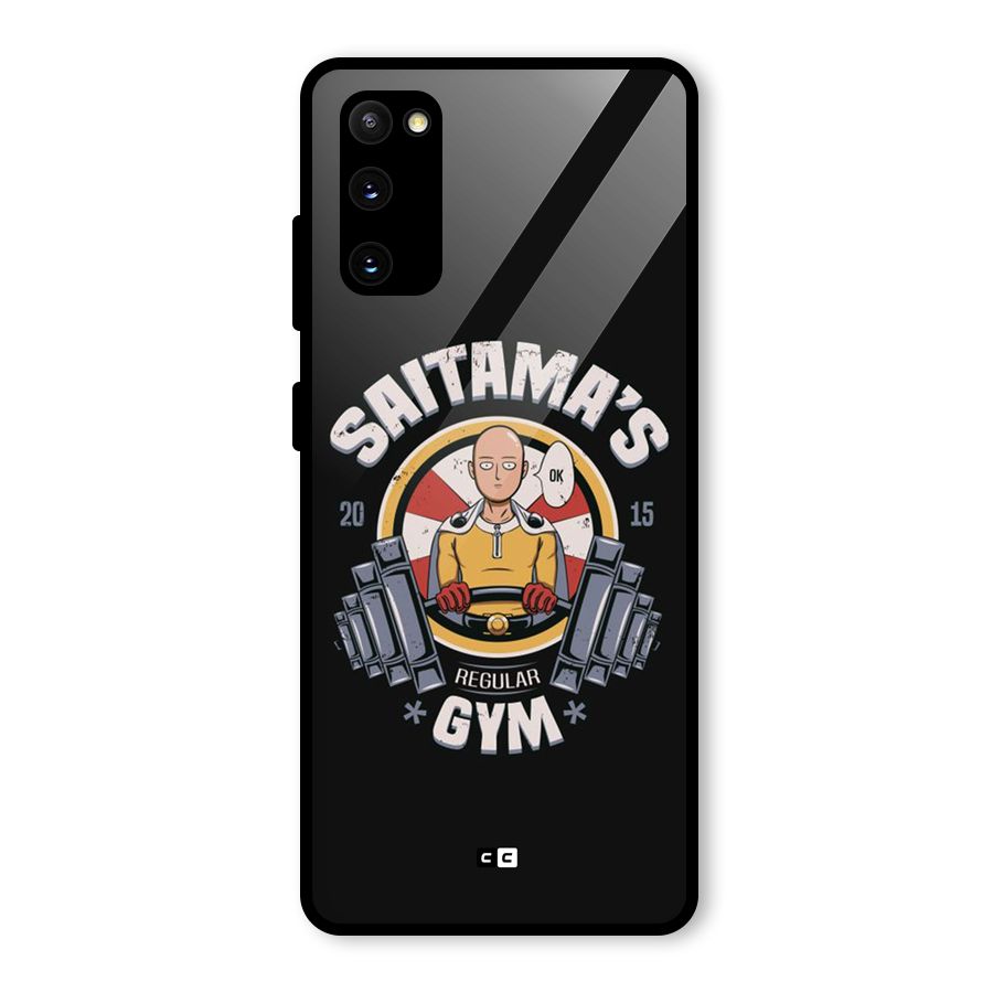 Saitama Gym Glass Back Case for Galaxy S20 FE 5G