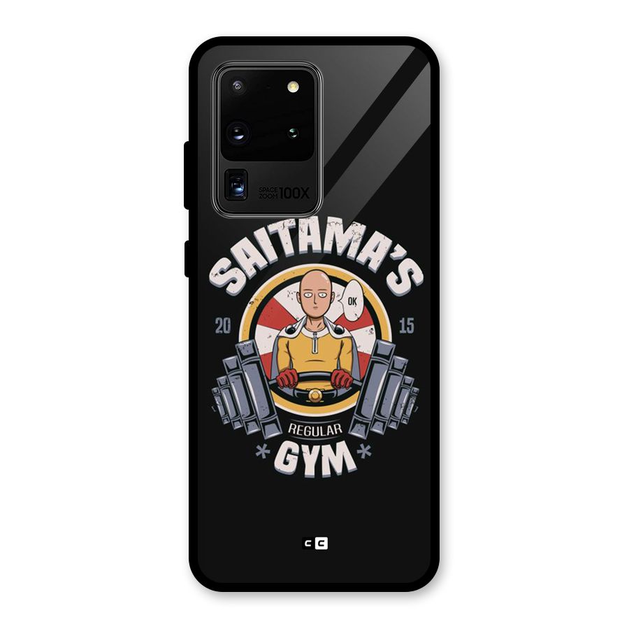 Saitama Gym Glass Back Case for Galaxy S20 Ultra