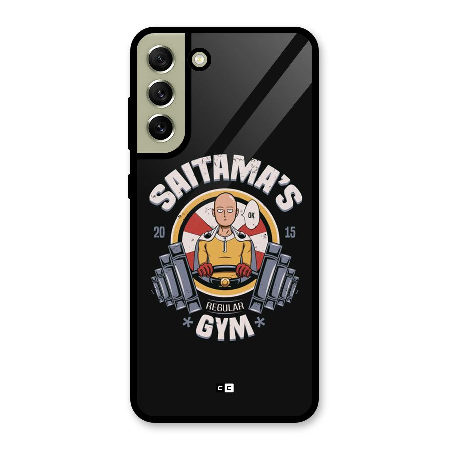 Saitama Gym Glass Back Case for Galaxy S21 FE 5G