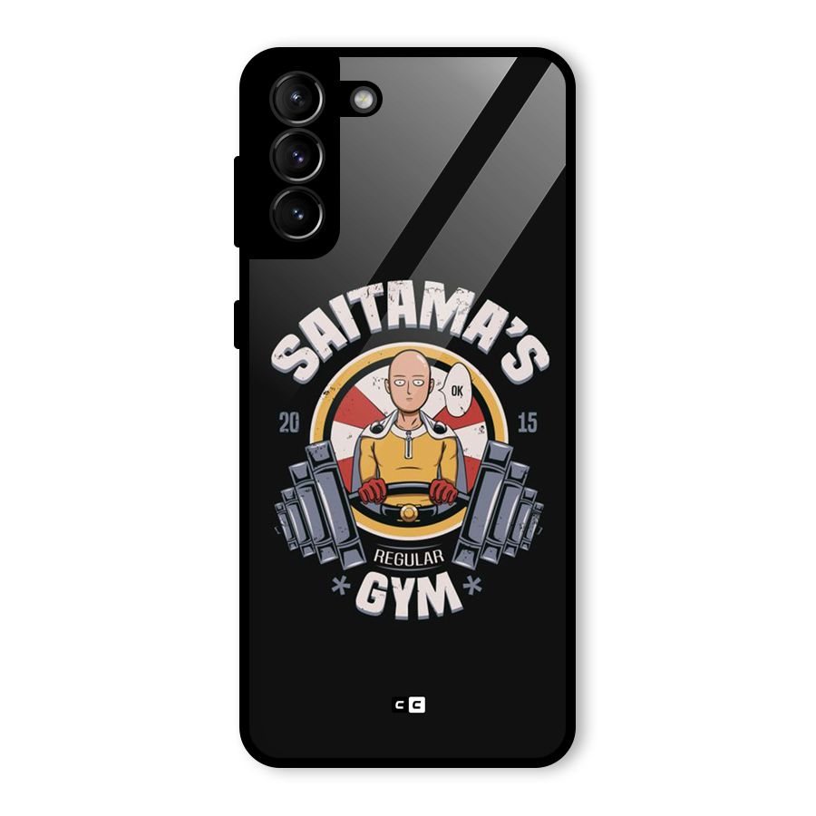 Saitama Gym Glass Back Case for Galaxy S21 Plus