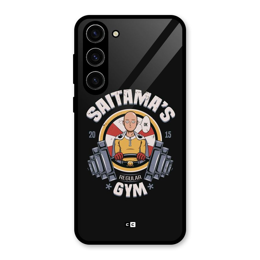 Saitama Gym Glass Back Case for Galaxy S23 Plus