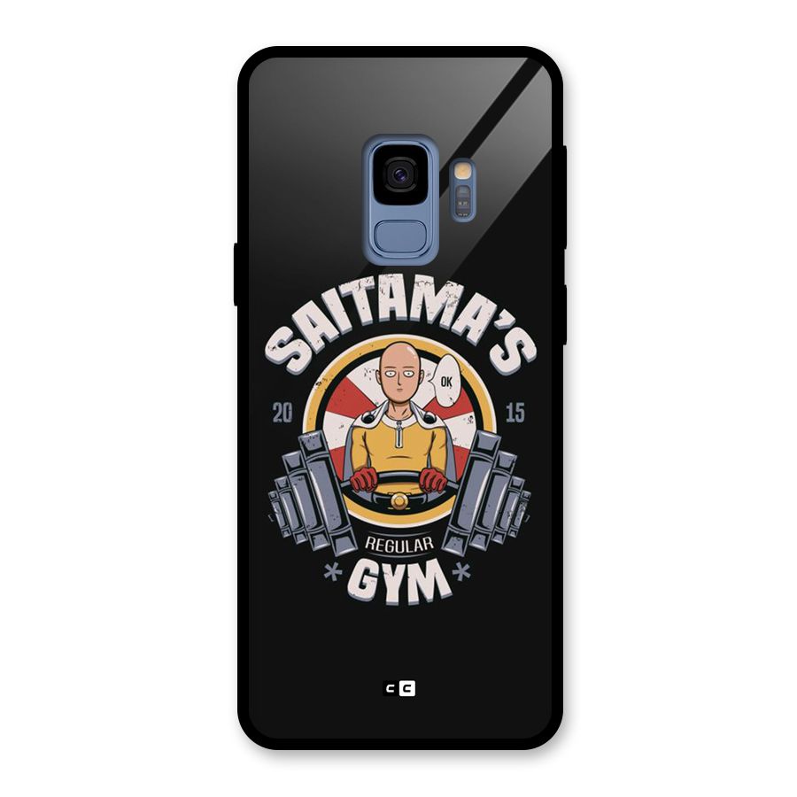 Saitama Gym Glass Back Case for Galaxy S9