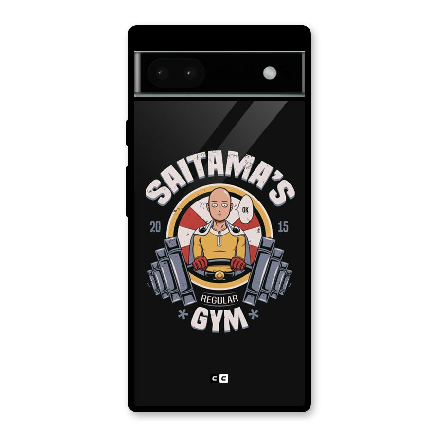 Saitama Gym Glass Back Case for Google Pixel 6a