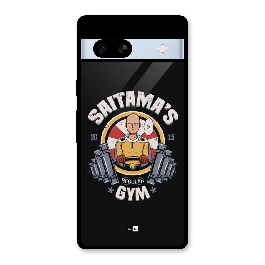 Saitama Gym Glass Back Case for Google Pixel 7a