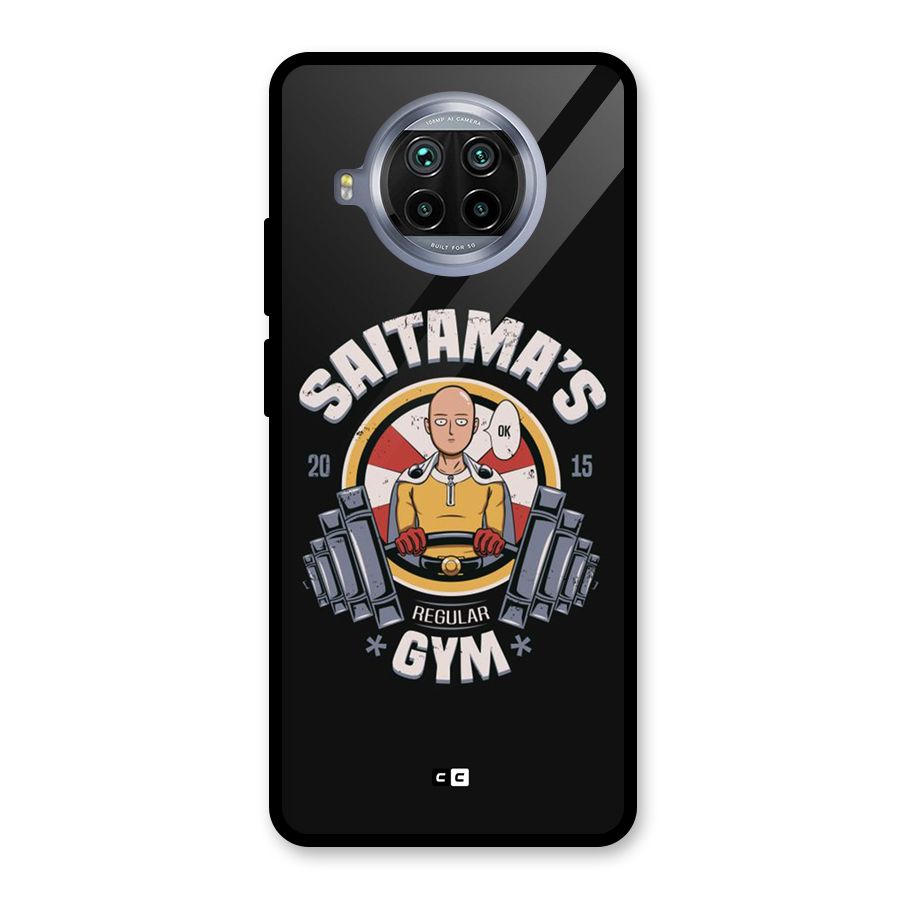 Saitama Gym Glass Back Case for Mi 10i