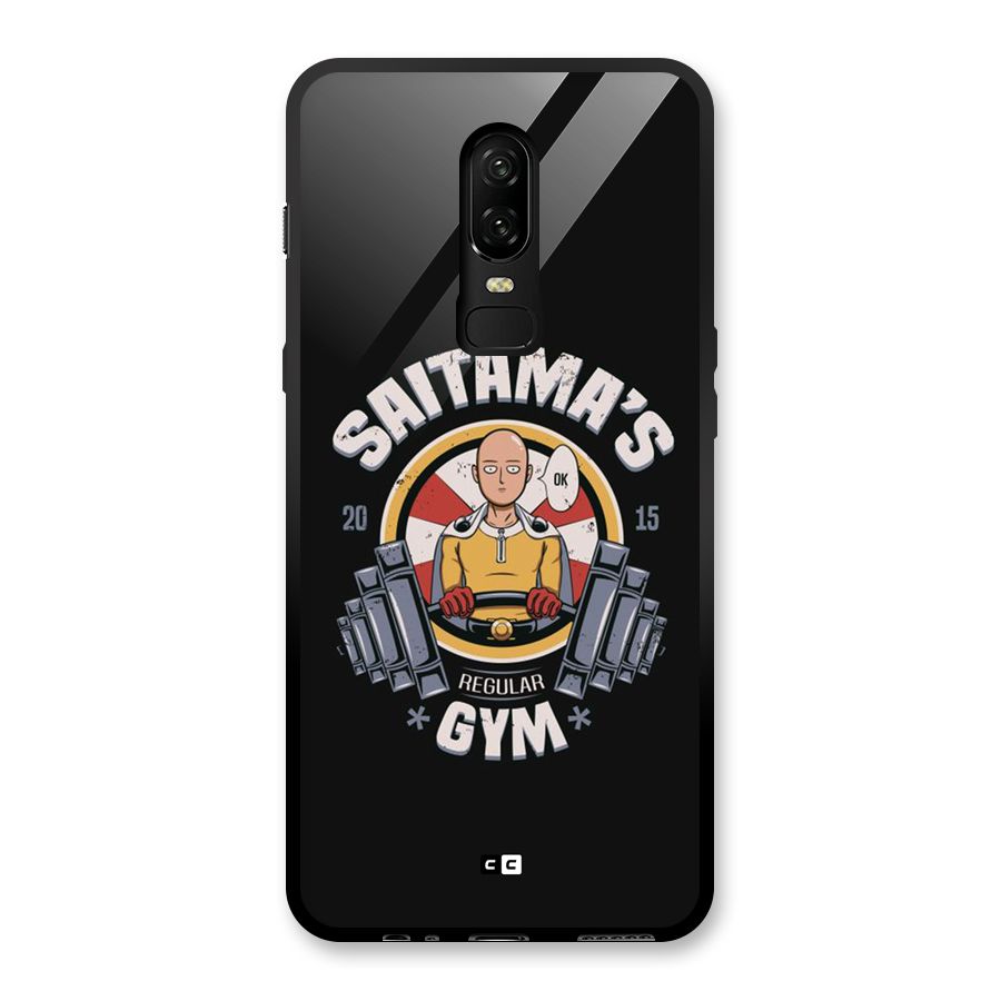 Saitama Gym Glass Back Case for OnePlus 6