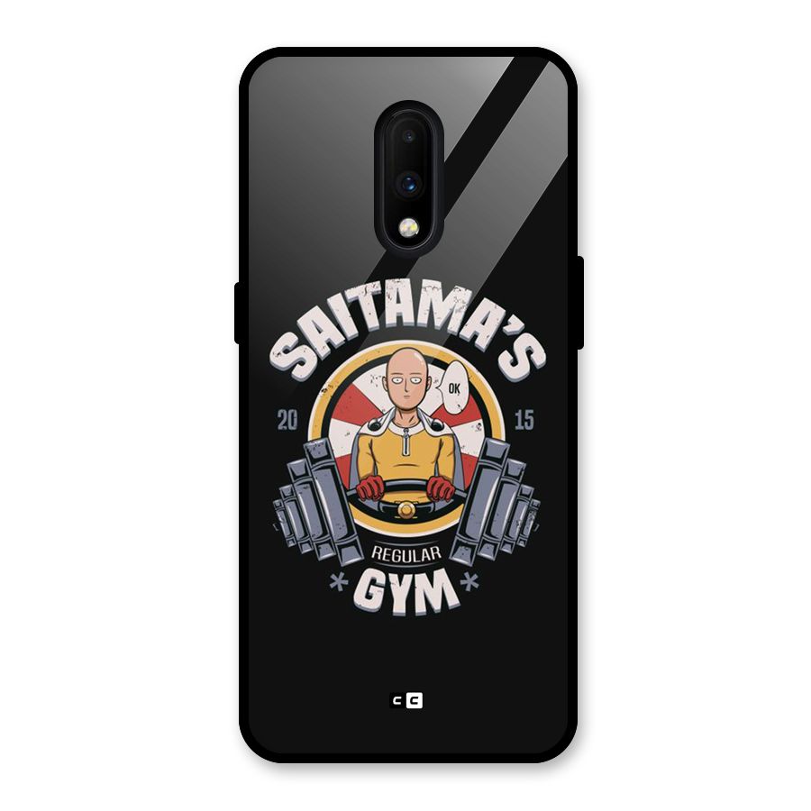 Saitama Gym Glass Back Case for OnePlus 7