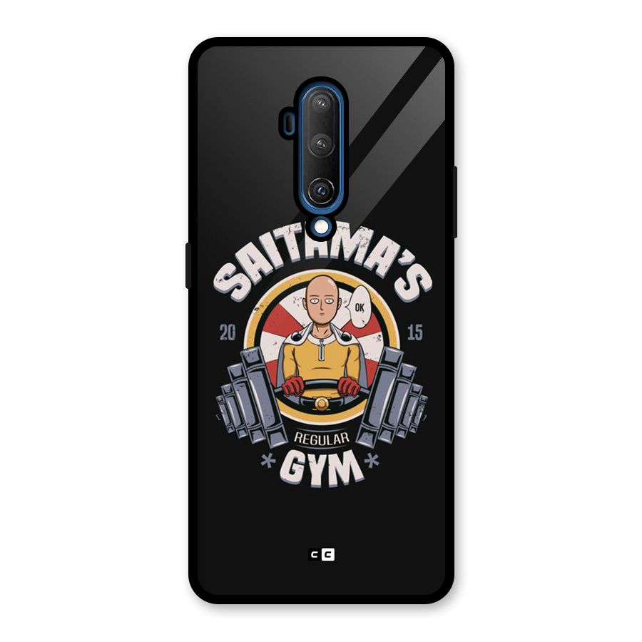 Saitama Gym Glass Back Case for OnePlus 7T Pro