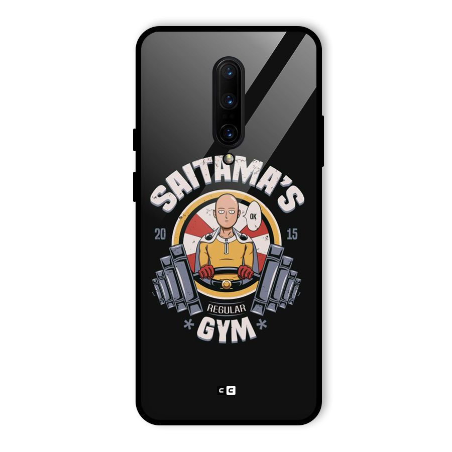 Saitama Gym Glass Back Case for OnePlus 7 Pro