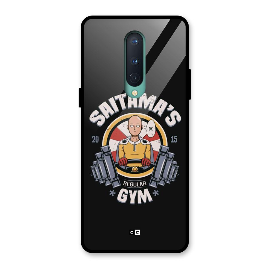 Saitama Gym Glass Back Case for OnePlus 8