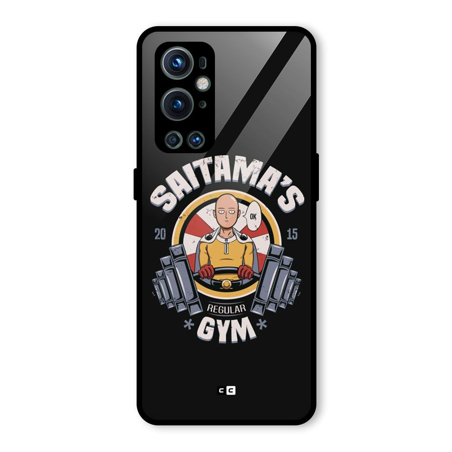 Saitama Gym Glass Back Case for OnePlus 9 Pro