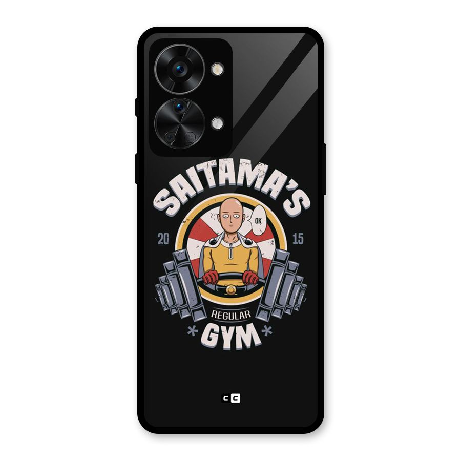 Saitama Gym Glass Back Case for OnePlus Nord 2T